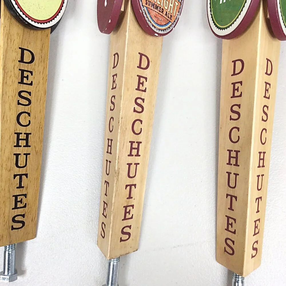 Lot of 5 Deschutes Brewing Beer‎ Tap Handles IRA Pinedrops IPA Hop in the Dark